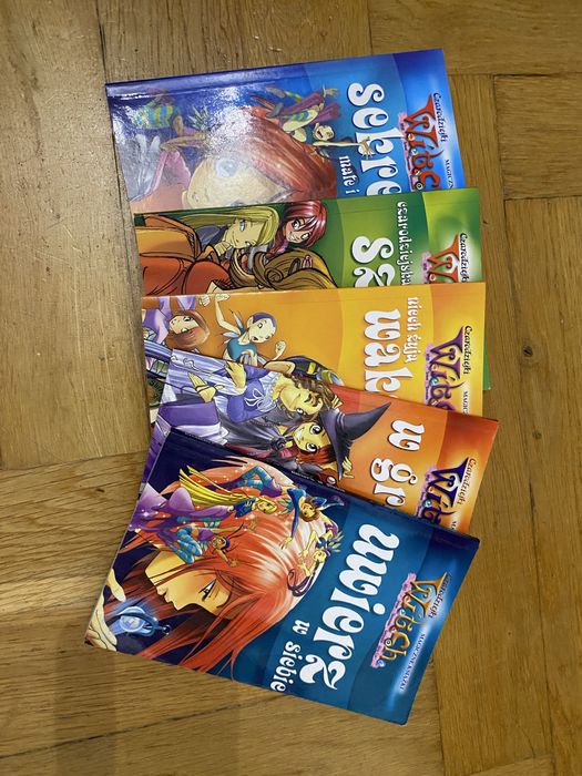 Zestaw książek z serii Czarodziejki Witch