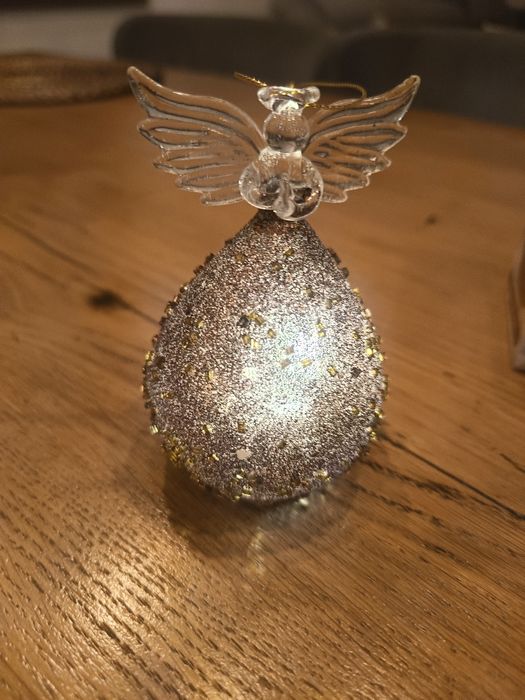 Bombka LED anioł