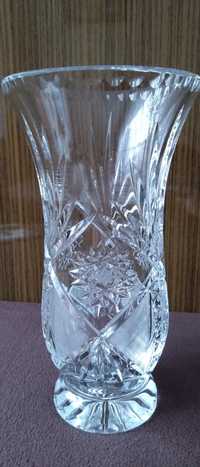 Duży wazon z kryształowego szkła