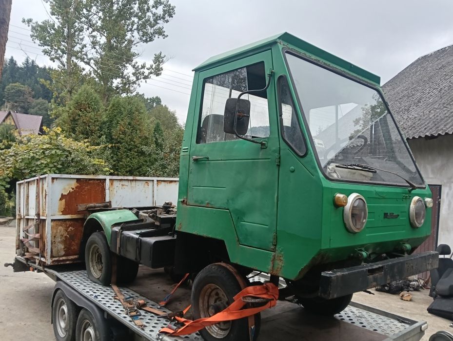 Multicar M25 z Kiprem Wywrotka Na przyczepkę Kontener , sprawny Transp