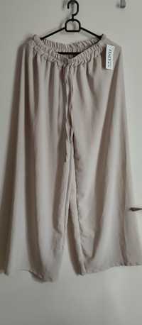 Nowe beżowe spódnico spodnie kuloty roz.M-XL