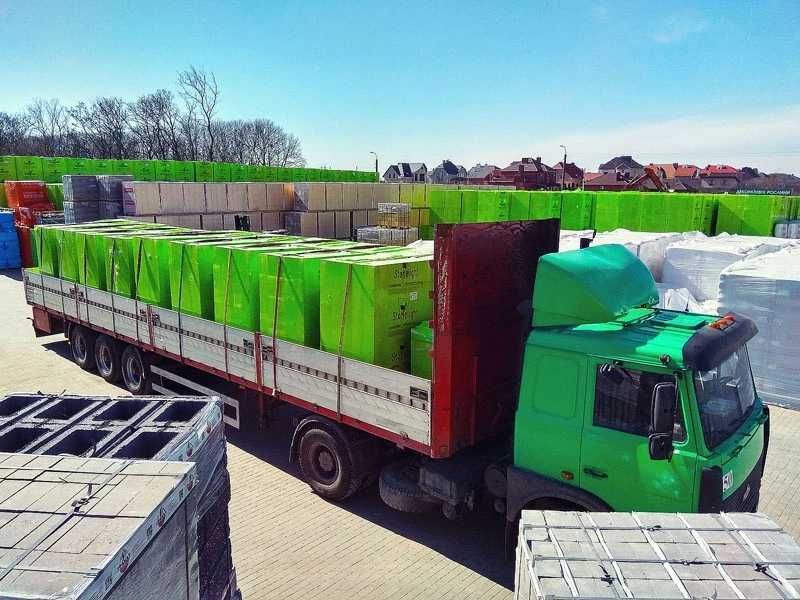Газоблок СтоунЛайт всі розміри 1й і 2й сорт. Швидка Доставка/Вигрузка