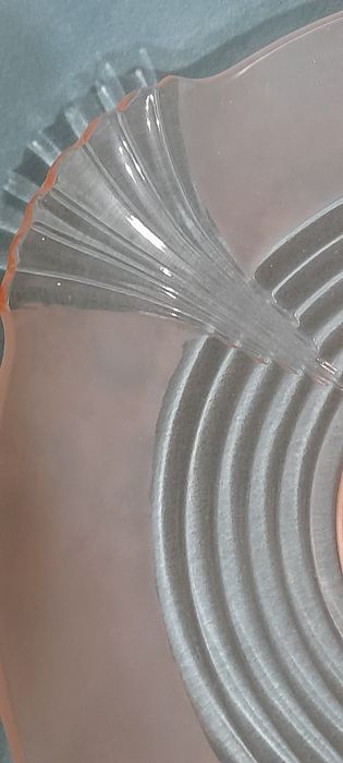 Przedwojenny talerz huty Niemen.