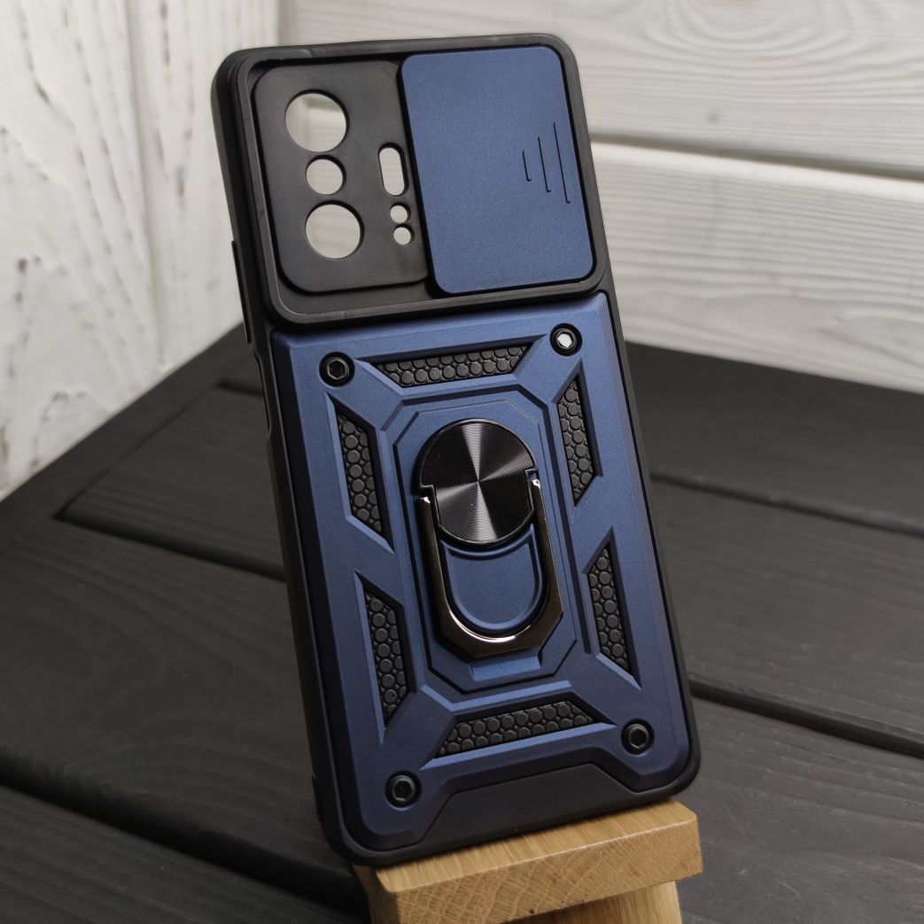 Чехол противоударный на Xiaomi 11T/ 11T Pro/ 12 Lite. Магнит. Кольцо