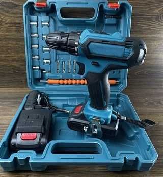Шуруповерт 24В с набором инструментов запасной аккумулятор