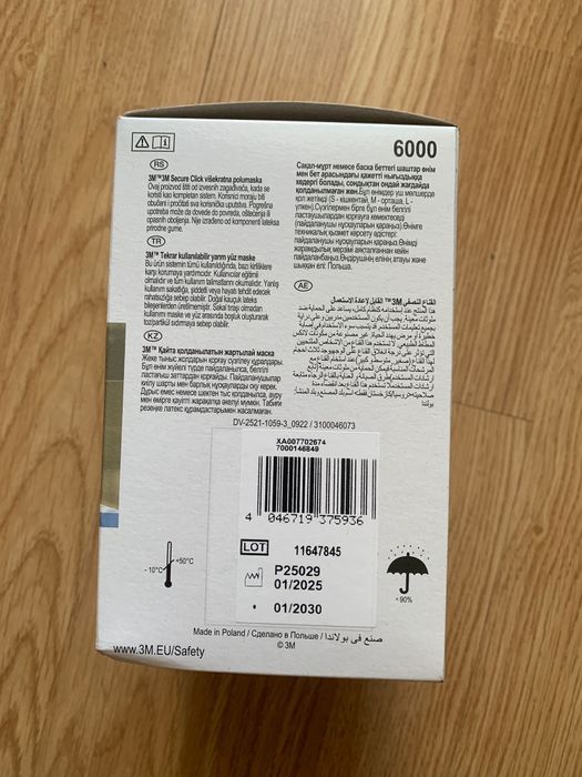 Półmaska przeciwpyłowa 3M 6000