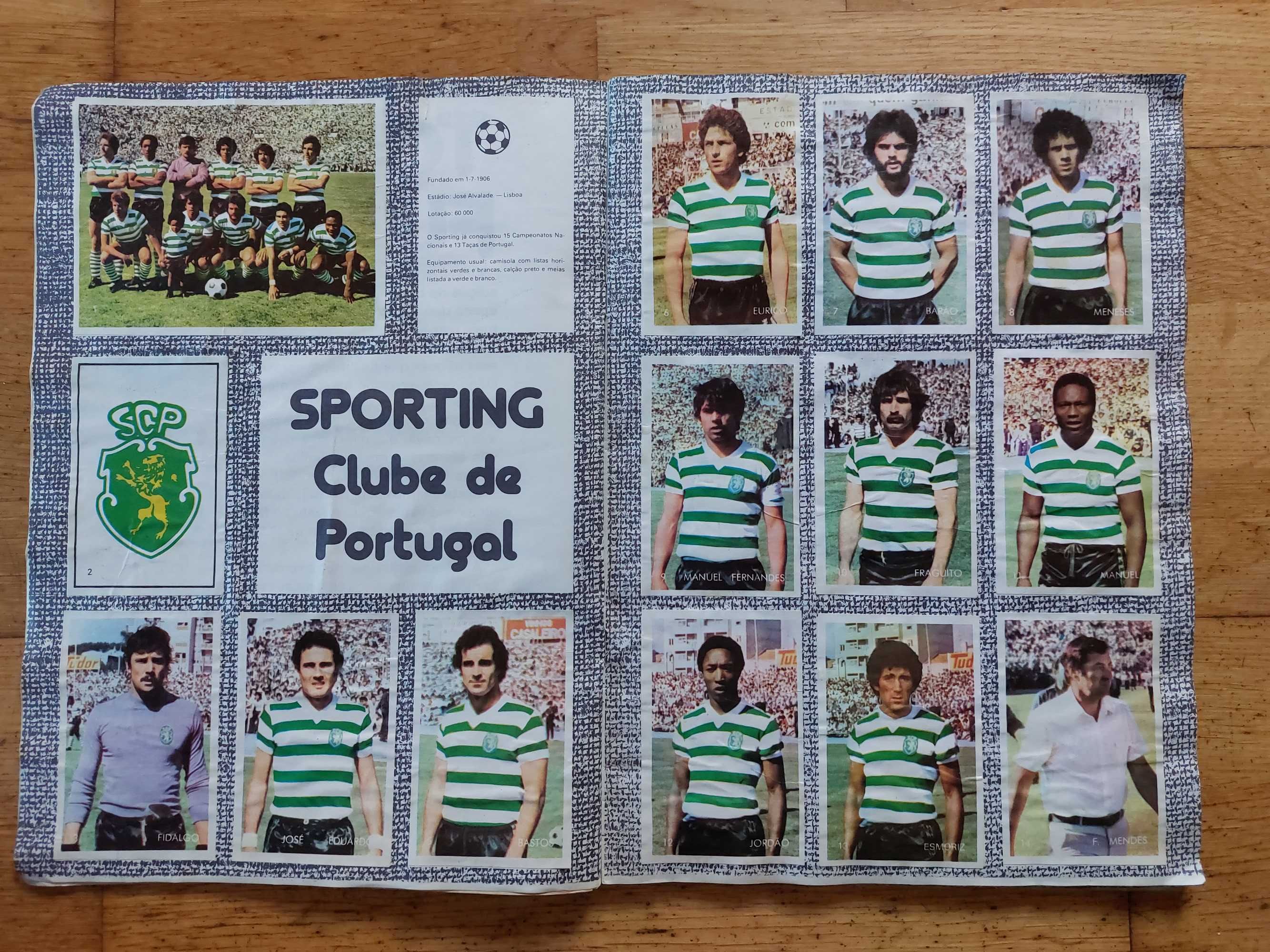 Caderneta de cromos "Top Futebol - 1980-81" Completa