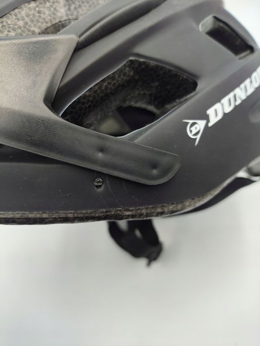 Kask rowerowy MTB Dunlop z lampką LED regulowany bezpieczny L 58-61