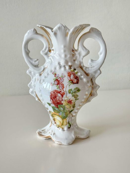Wazon porcelanowy Vintage Kwiaty