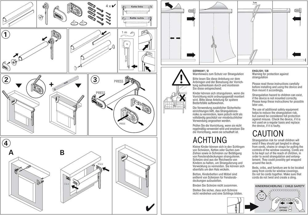 Gardinia Rollo Thermo 142 x 180cm do docięcia do wymaganego wymiaru