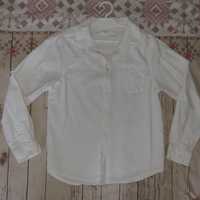 Koszula chlopieca biala bawełna 100% rozmiar 140