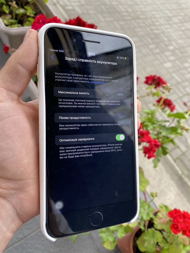 Iphone 8+ 64 gb 100% akb