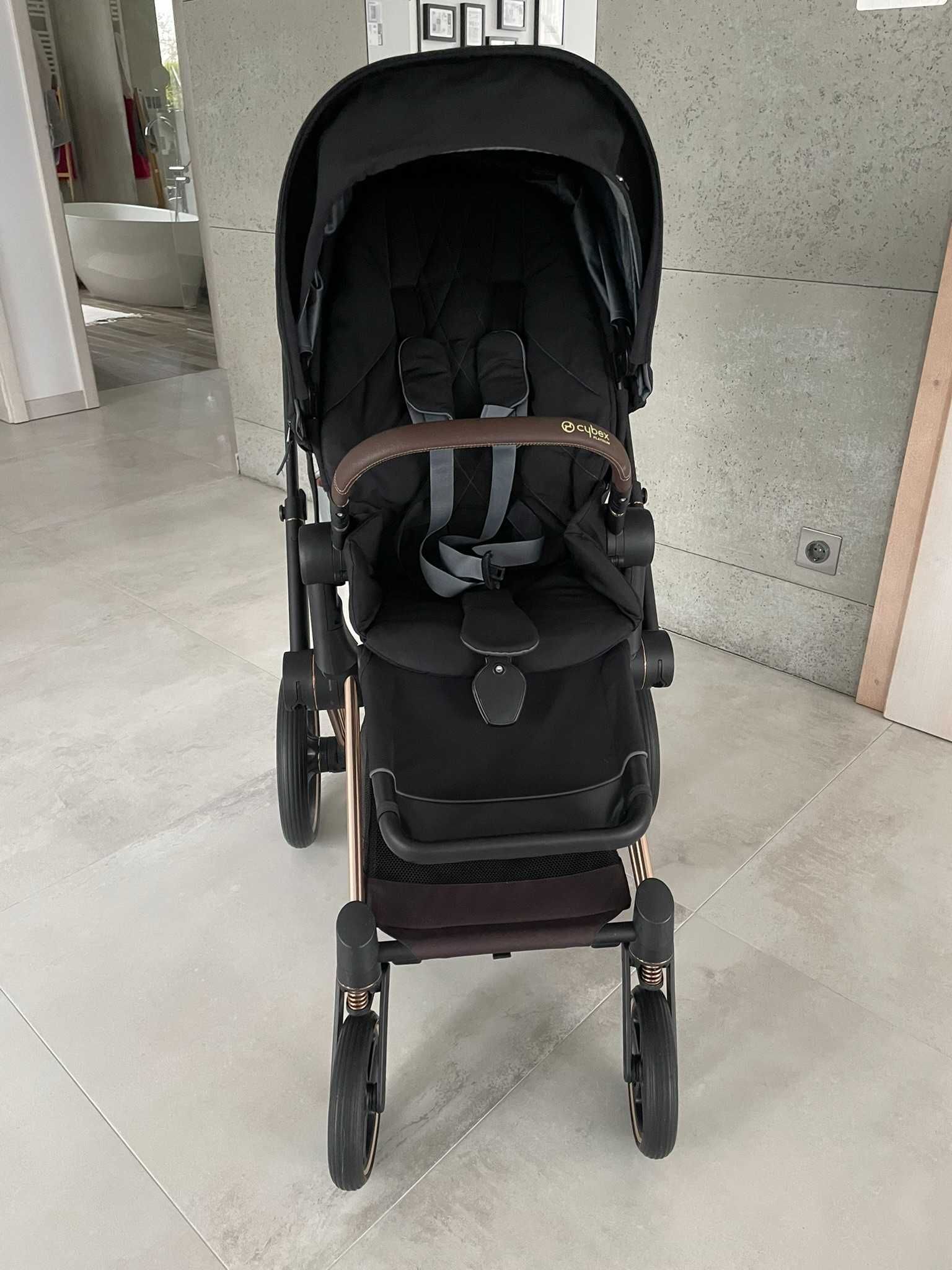 Wózek Cybex Priam 3w1 Rose Gold zestaw PO JEDNYM DZIECKU