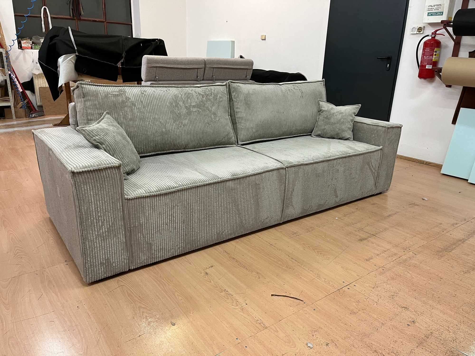 Sofa kanapa LUX funkcja spania pojemnik automat DL Bonell
