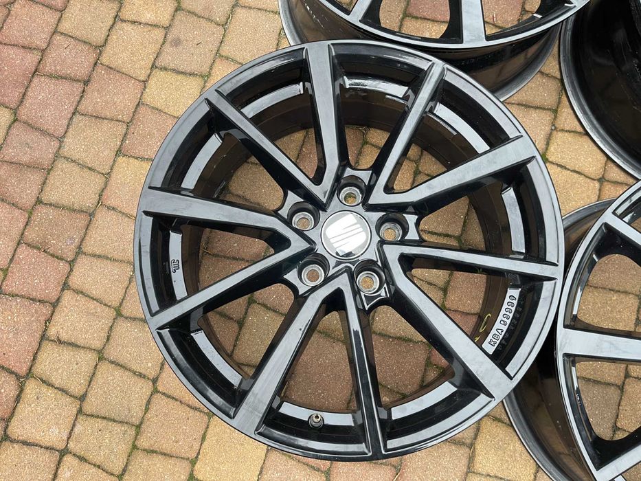 3888. Alufelgi 17" Seat Tarraco Leon Exeo 7J ET40 5x112 czarne