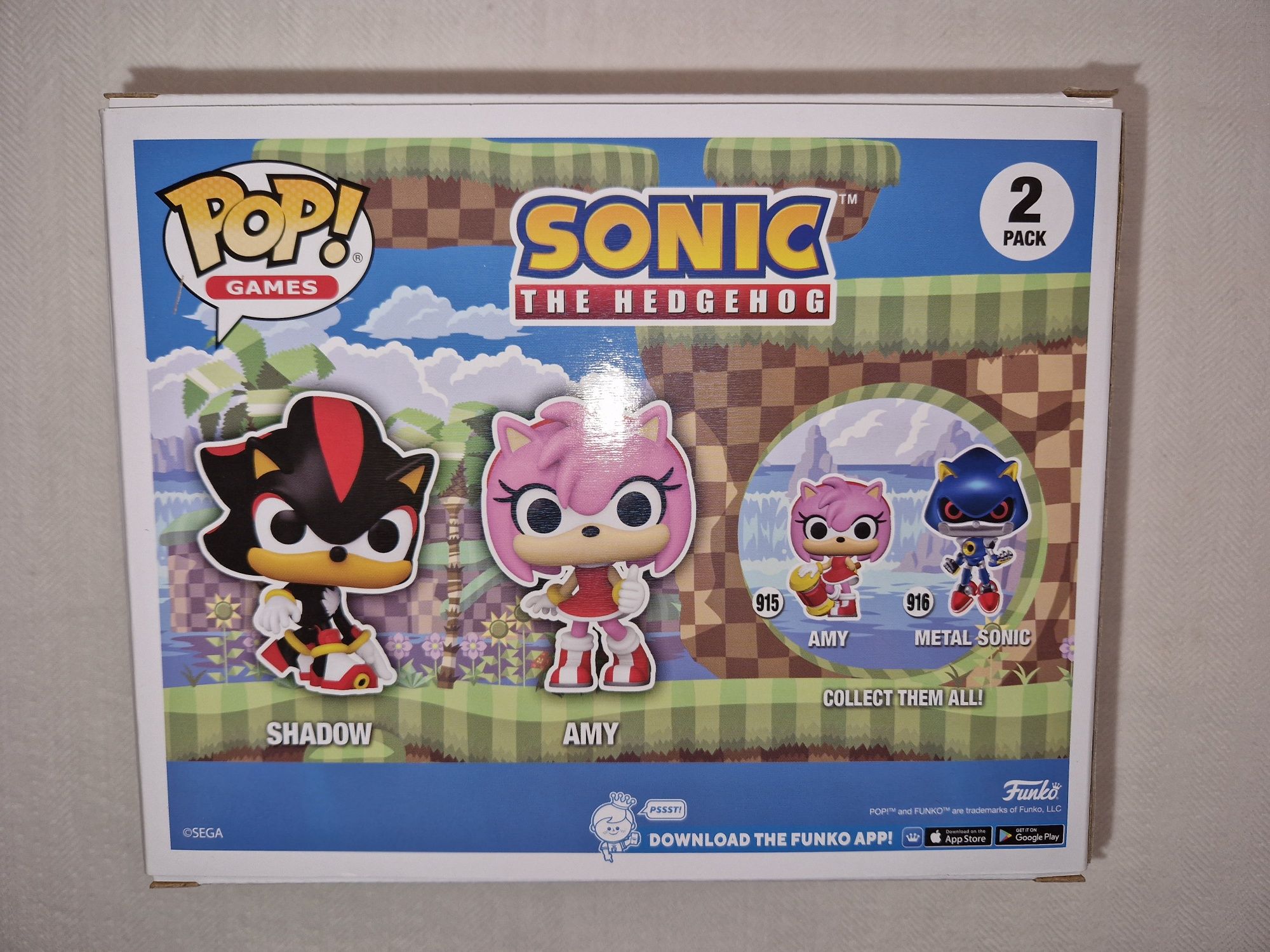 Sonic - Shadow & Amy Flocked Funko