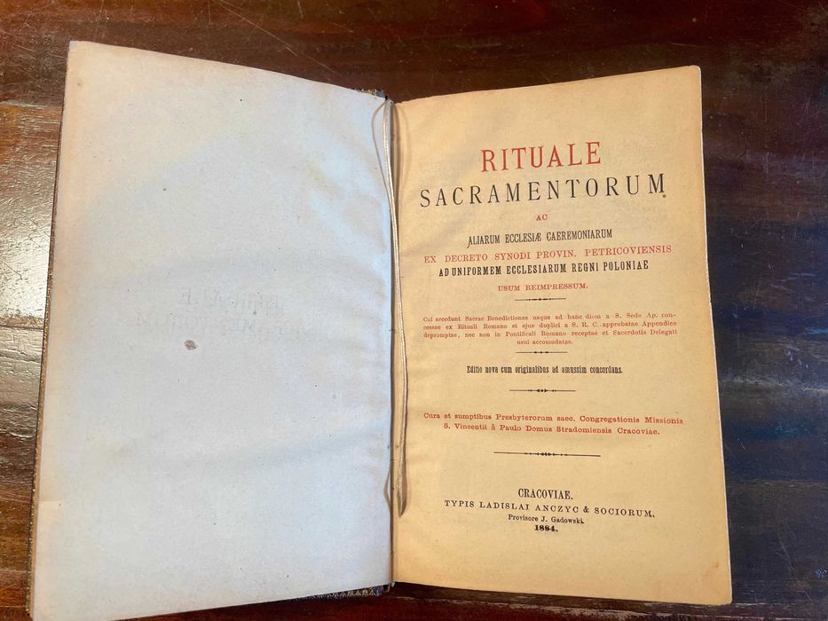 Rituale Sacramentorum 1884