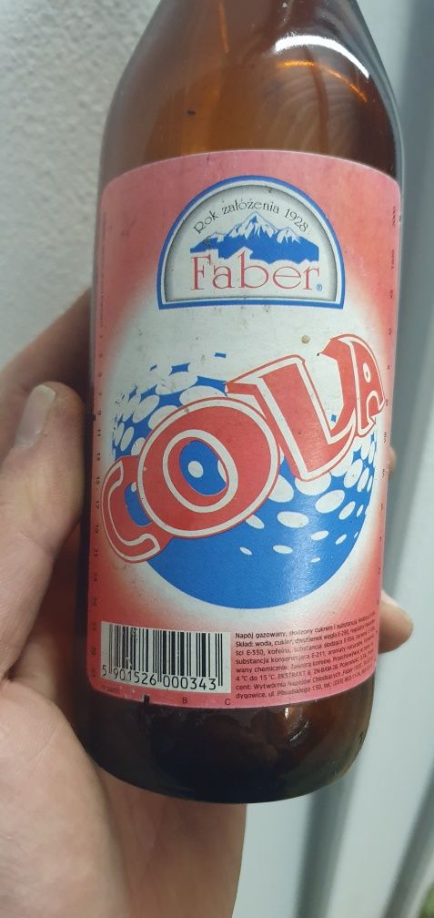 Butelka Kolekcjonerska Cola Faber