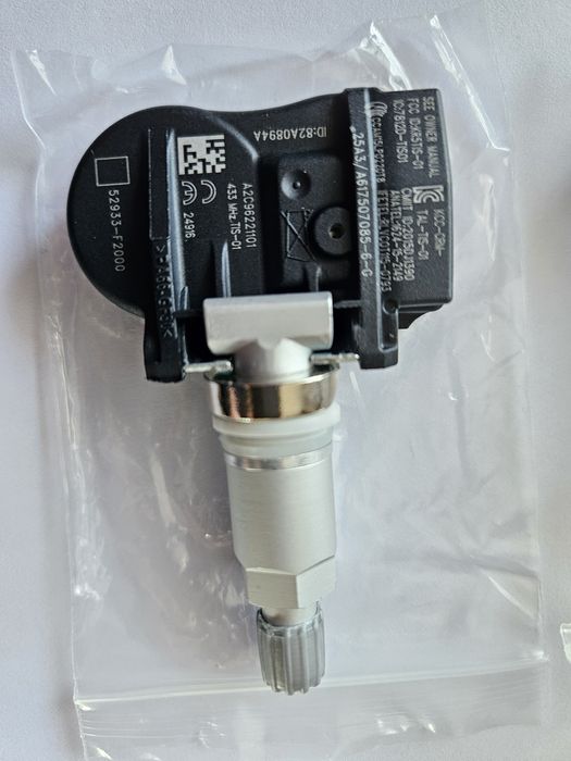 Czujniki ciśnienia TPMS Hyundai Kia x4 komplet 52933-F2000