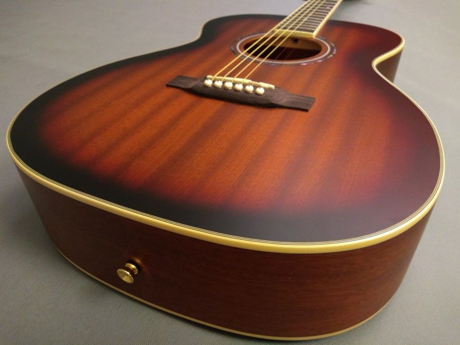 Harley Benton CG-45-mahoniowa gitara akustyczna-typu Folk-rozmiar 4/4