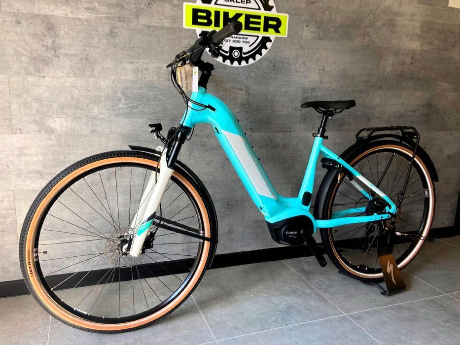 Rower elektryczny * Rock Machine Crossride INT E400 B Lady* BOSCH