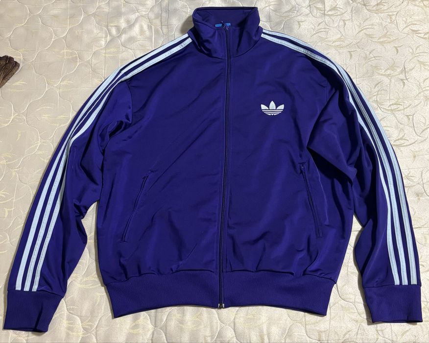 Adidas firebird tt og tracktoop Jacke Lila Hellgrau