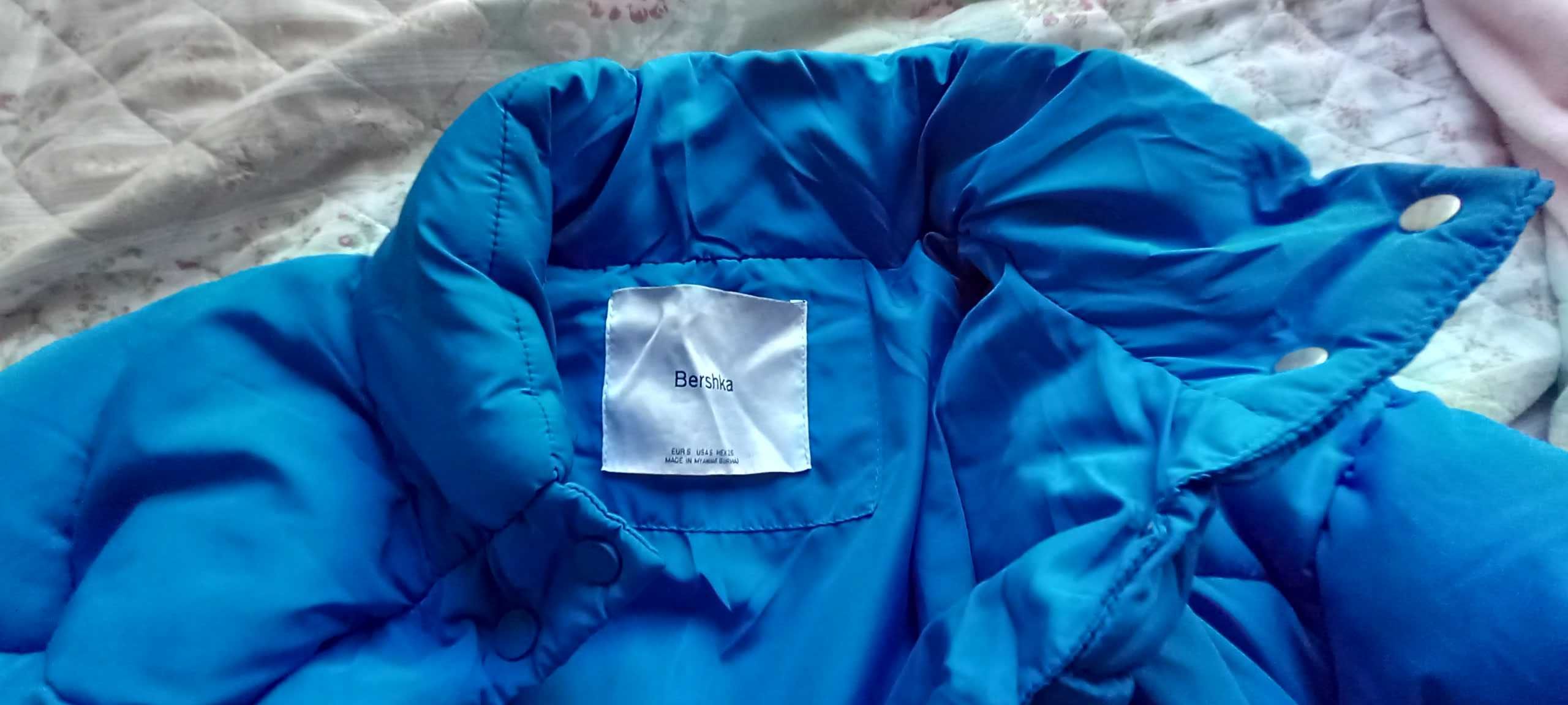 Blusão Bershka Azulão Acolchoado