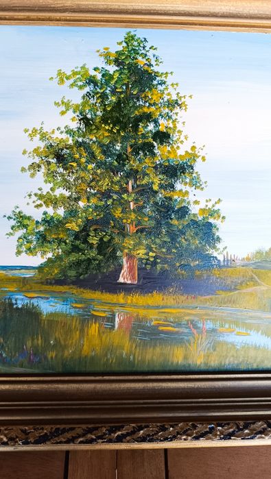Quadro original com paisagem