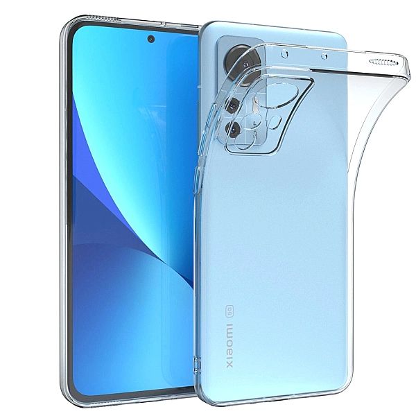 Etui CLEAR CASE 2mm z Osłoną Aparatu do Xiaomi 12 / 12X + Szkło Hartow