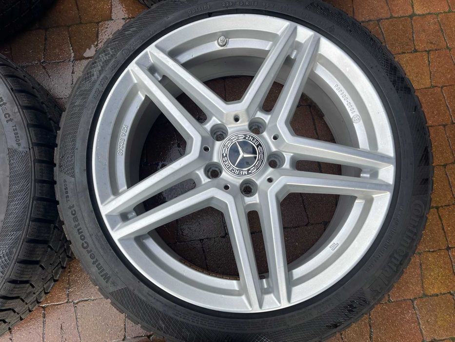 3983. Koła zimowe Mercedes GLA GLB GLK 5x112 235/55/18 Michelin