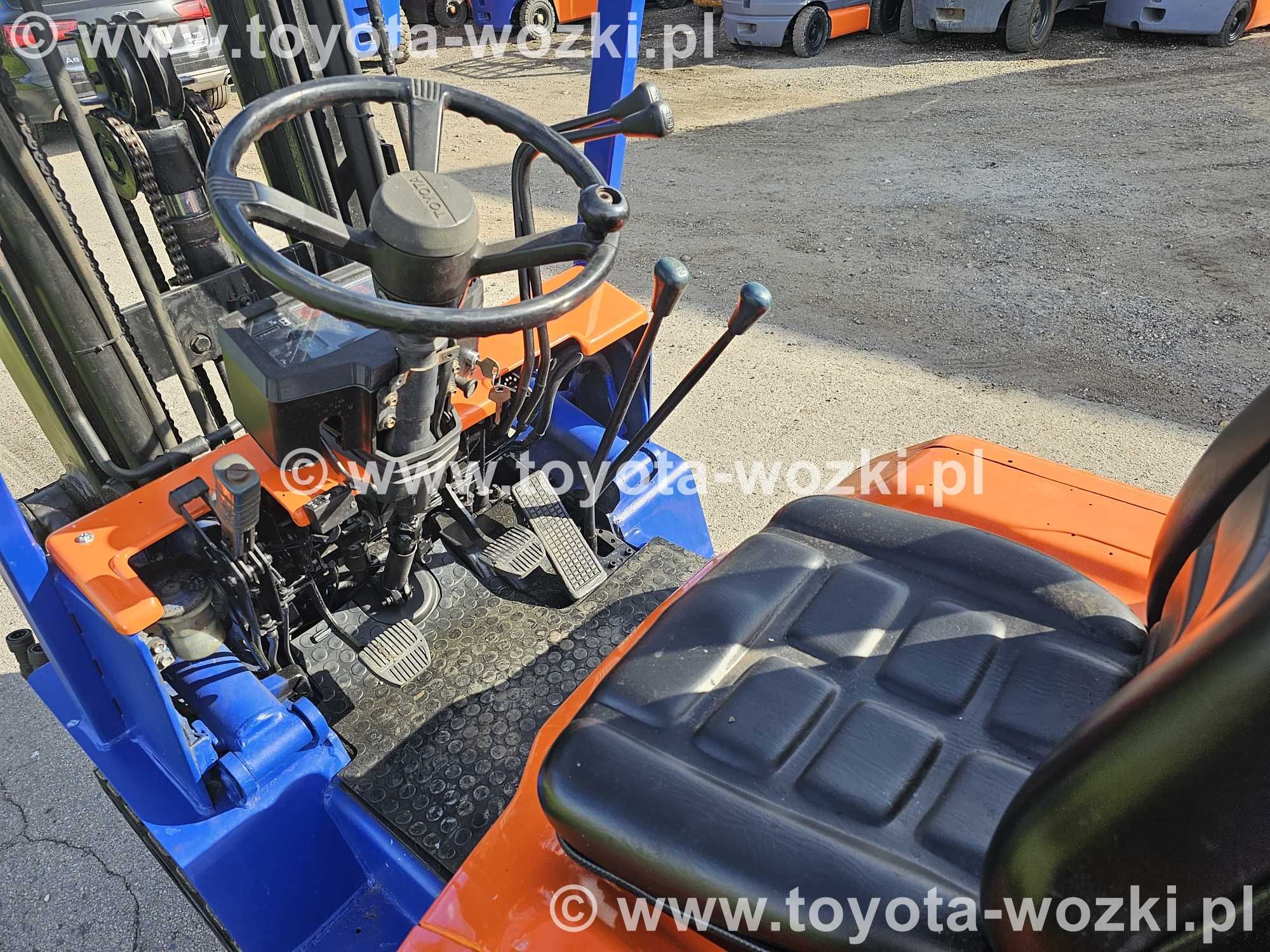 Wózek Widłowy TOYOTA 5FG15 Triplex 5500 mm, TOYOTA 5FGF15 widlak LINDE