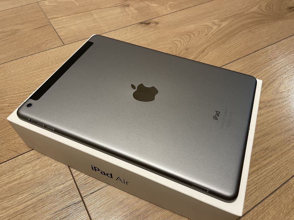 Idealny iPad Air A1475 Cellular Space Gray w PERFEKCYJNYM stanie!