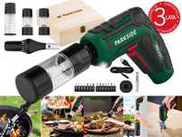 Aku Wkrętarka PARKSIDE PAS 4 D7+solniczka+korkoc+dmuchawa do GRILLA5w1