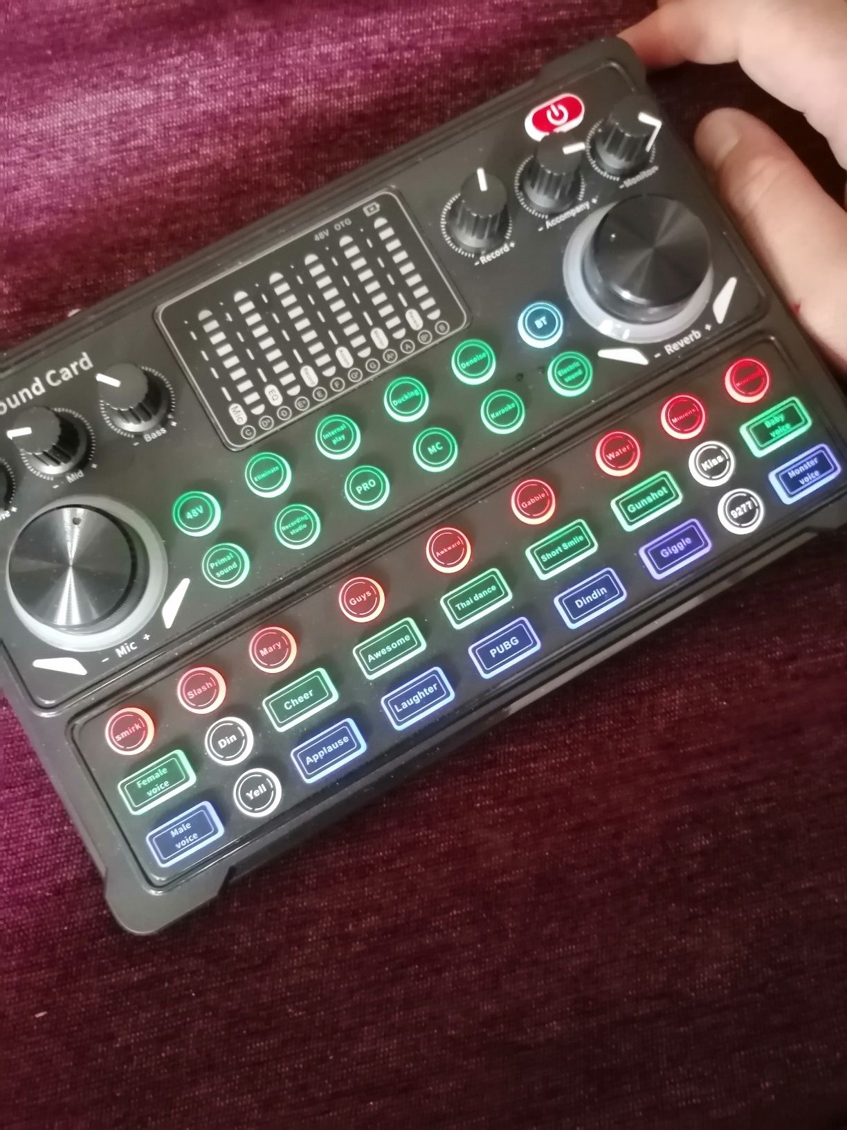 Live Sound Card Proffesional Studio Pro