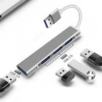 USB-хаб AC-500 Type-C to RJ45+HDMI USB cable AND 2-11 Grey