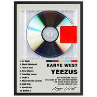 Kanye West YEEZUS Plakat Obraz z albumem prezent