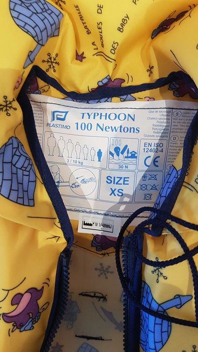 Colete salva-vidas de criança