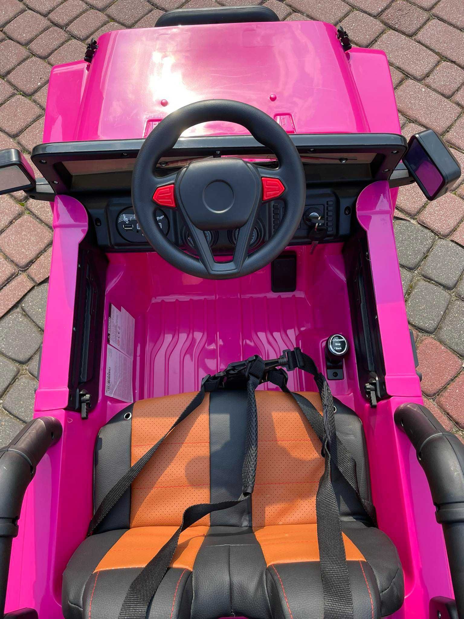 MEGAAUTKA.PL Autko na akumulator Jeep DUŻY samochód 4X4 PILOT EVA