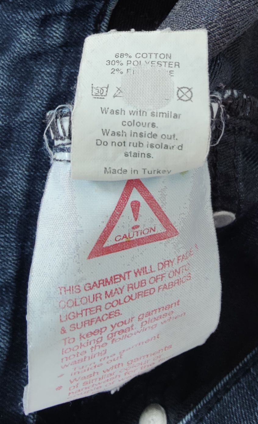 Spodnie damskie, dżinsy, jeansy slim, skinny, 8R/34R/S; River Island