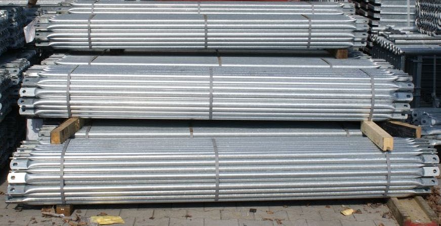 Rusztowanie Fasadowe Elewacyjne Ramowe Typ Plettac 156m2 Gerust Scaff