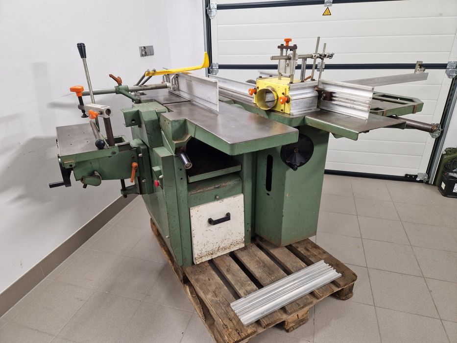 Wieloczynnościowa Wyrówniarka Grubościówka Piła Frezarka Wiertarka