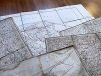 Zestaw starych map - Poufne - Gdańsk / Malbork / Puck / Tczew - 1968