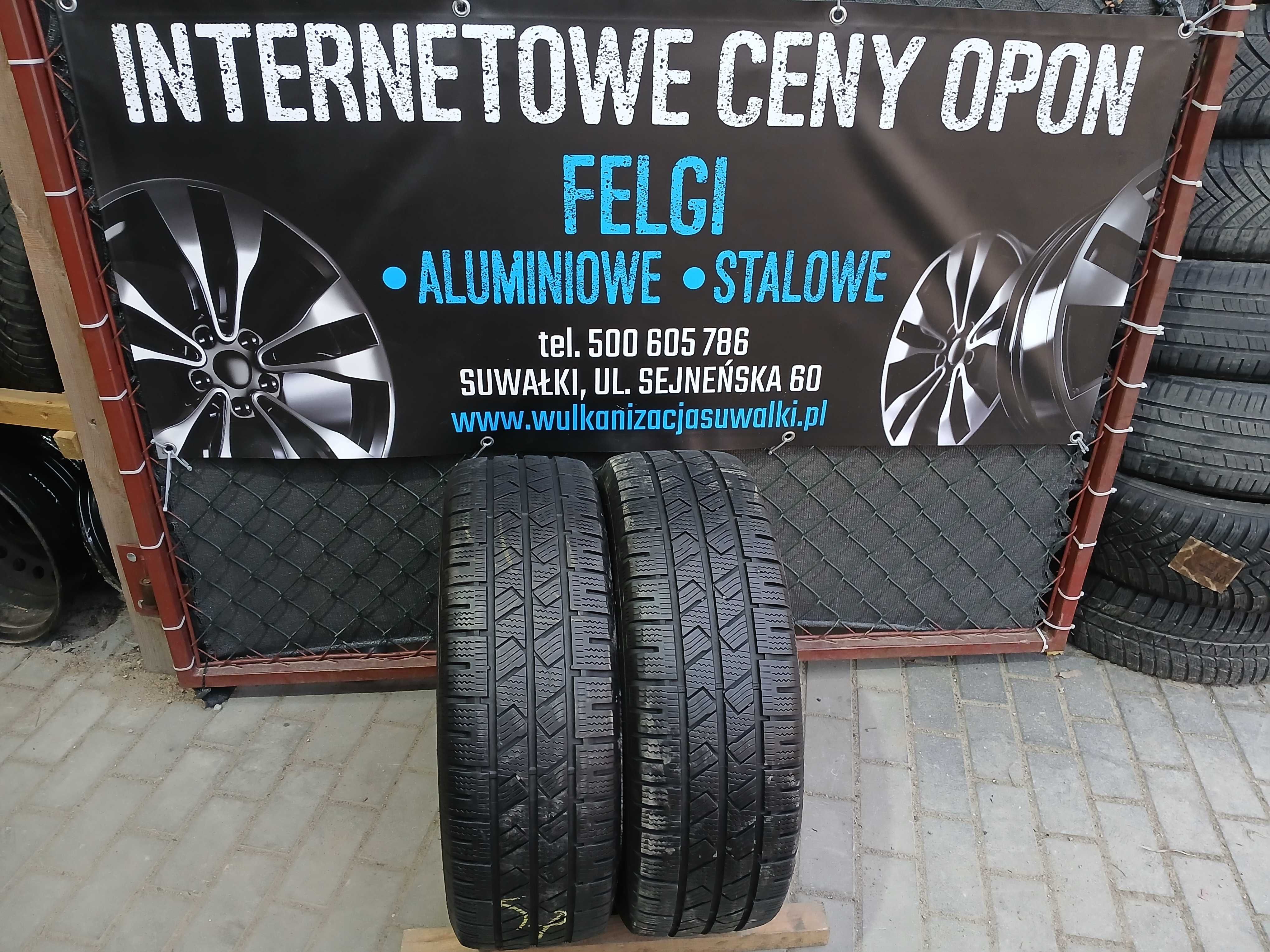 2x używane opony zimowe 225/65 R16C Laufenn 2023r  Montaż GWARANCJA