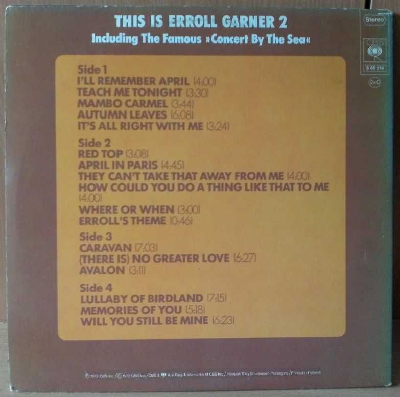 Erroll Garner-This is Erroll Garner Winyl 2Lp.