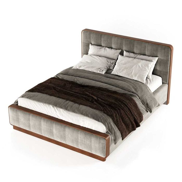 Ліжко Мебус Модена 85950, 1910*2200 мм., ткань - Admiral 3, с ящиками