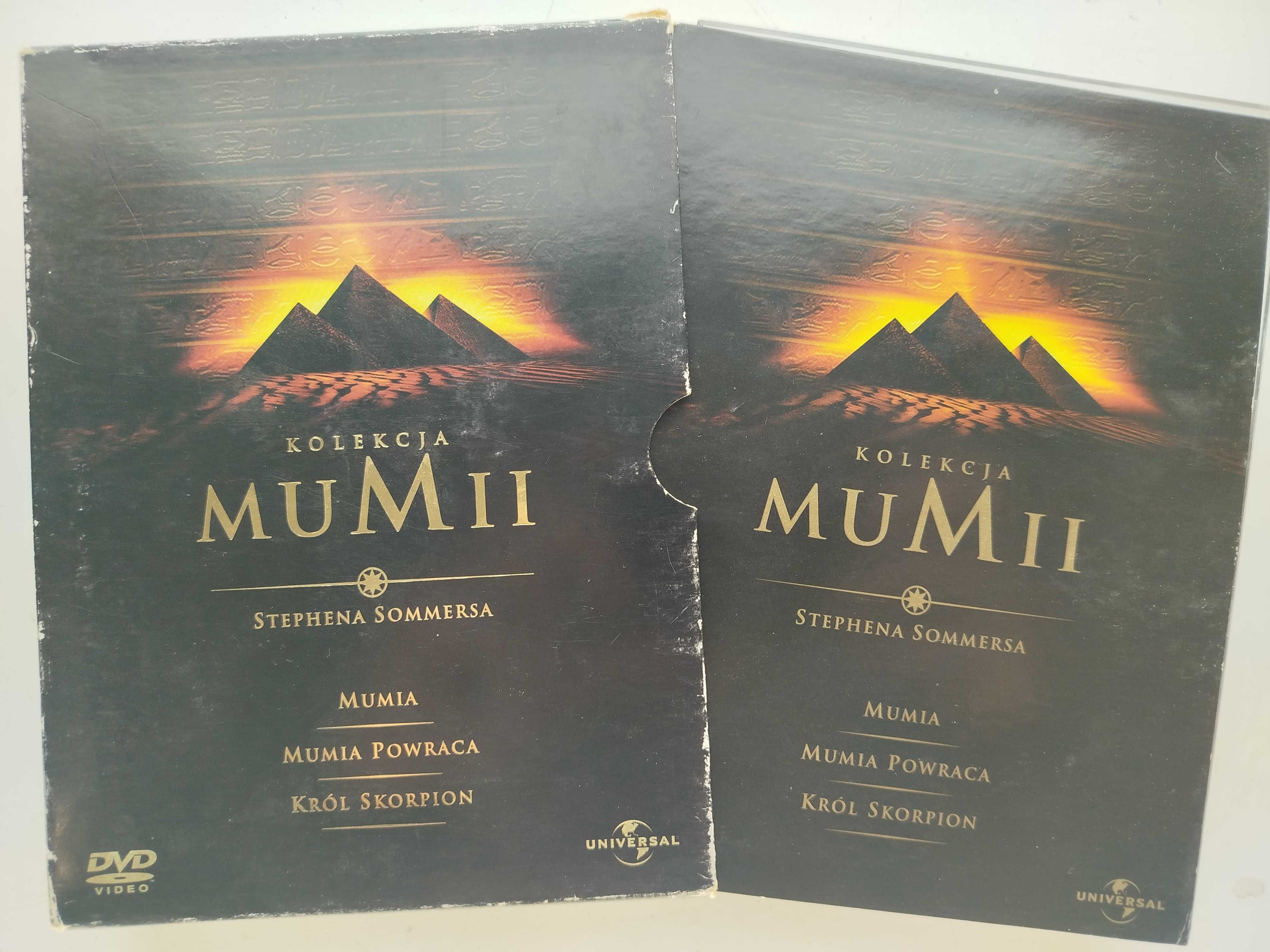 Kolekcja Mumii 5 DVD Mumia Mumia powraca Król Skorpion 3 części