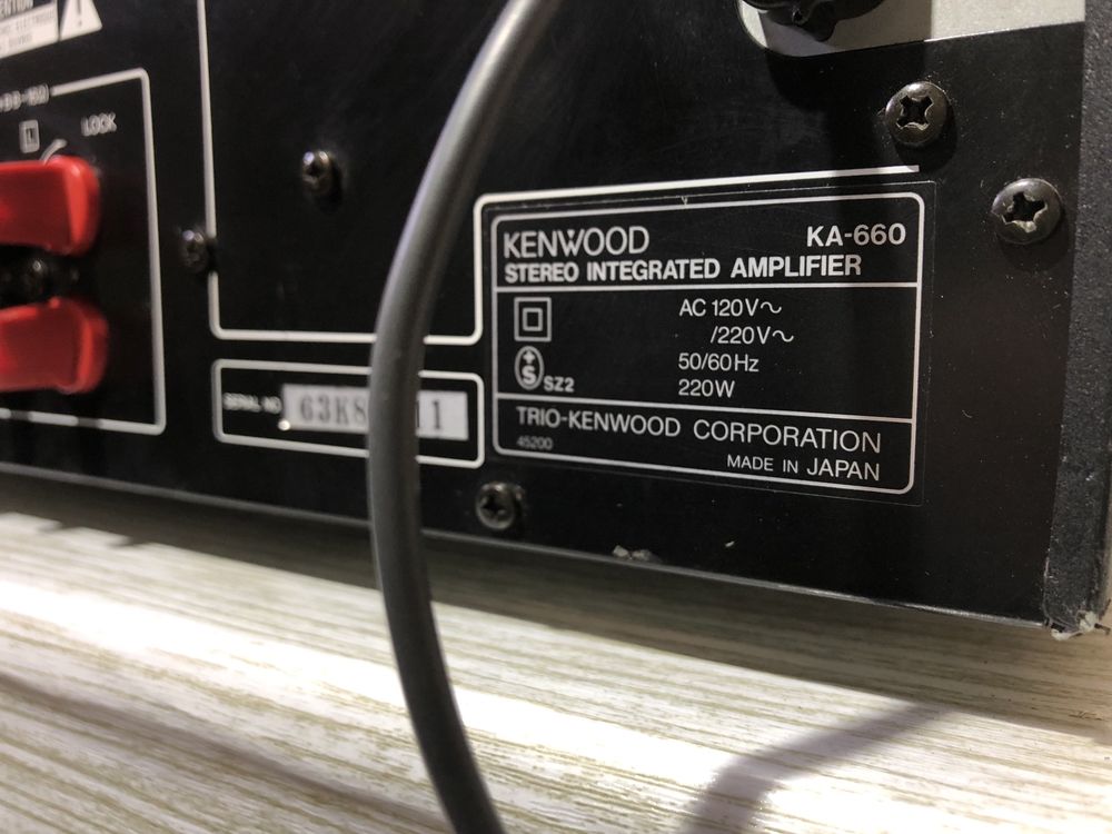 Стерео усилитель/підсилювач Kenwood KA-660 2*100  +1кГермании