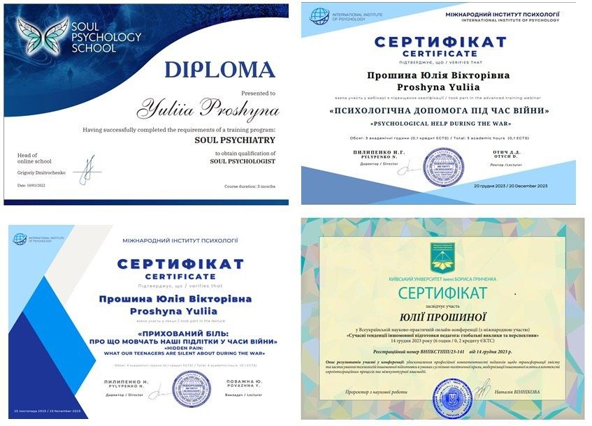 Практичний психолог. КПТ, схема-терапія. РДУГ-