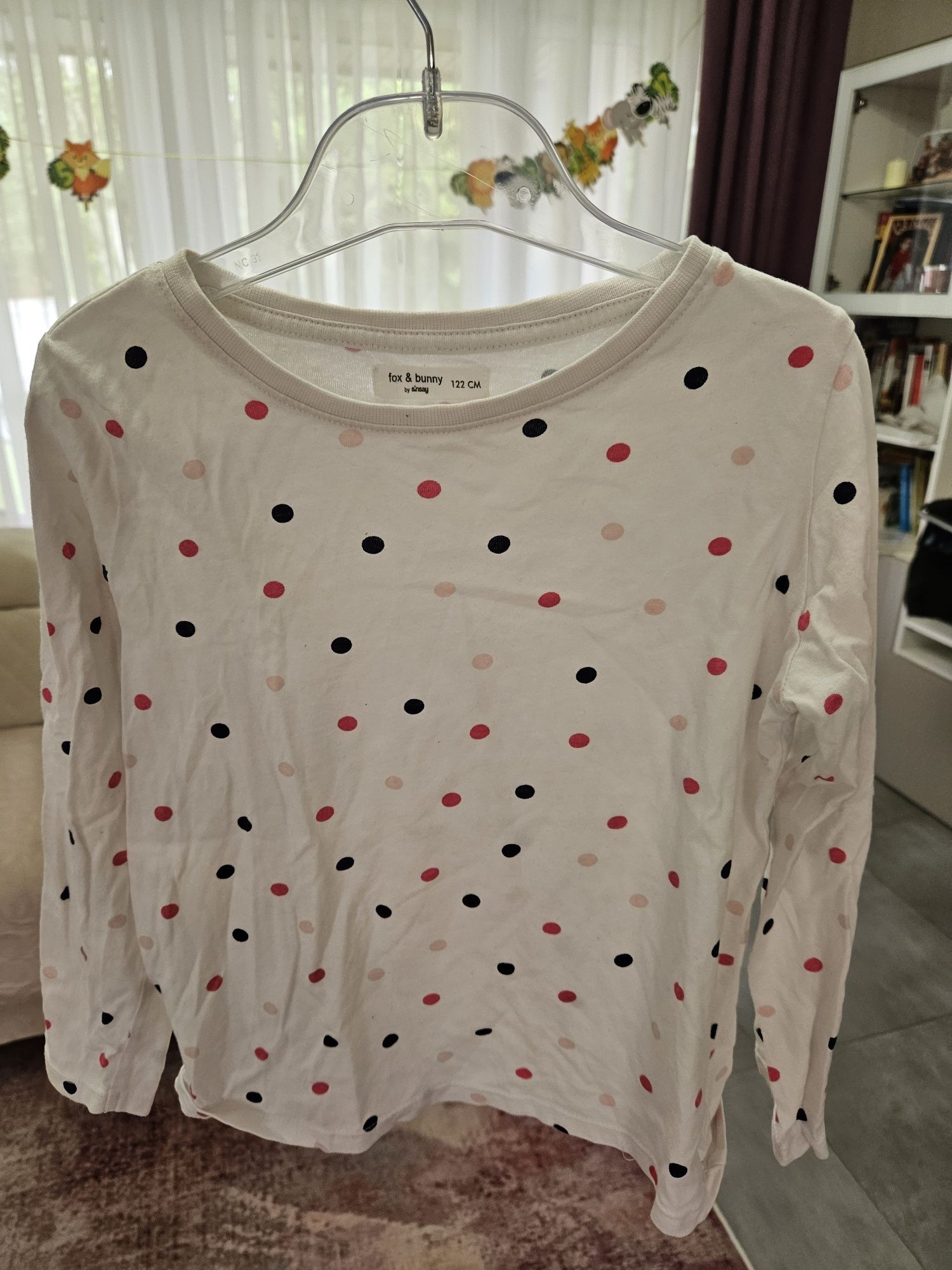 Zestaw ubrań dziewczęcych rozm. 122 – George, Fox&Bunny, Crivit, H&M–