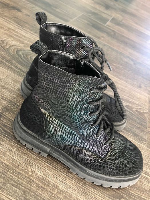 Buty dziewczęce, traperki.